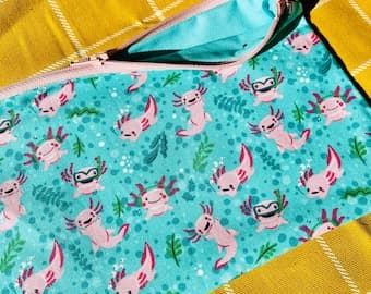 Swimming Axolotl Pouch